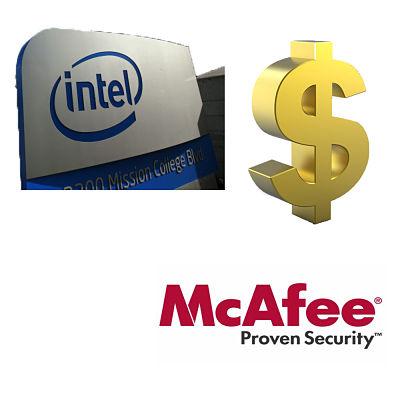 Intel comprará McAfee por $7,68 mil millones