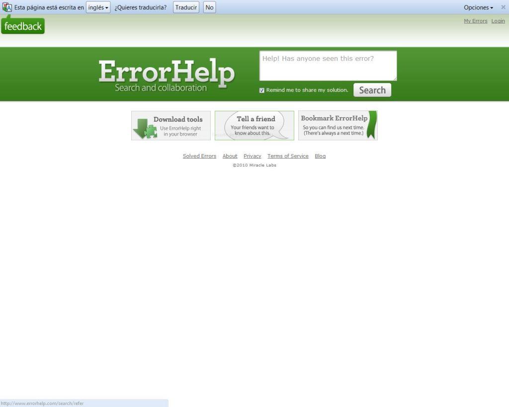 Busca los errores en tu Sistema Operativo con ErrorHelp