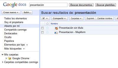 Busca documentos y sitios desde Gmail