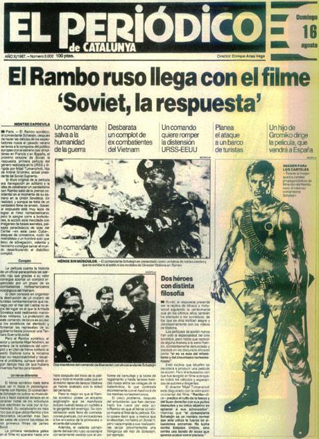 “Soviet. La Respuesta”. Cuando Rusia respondió a John Rambo.