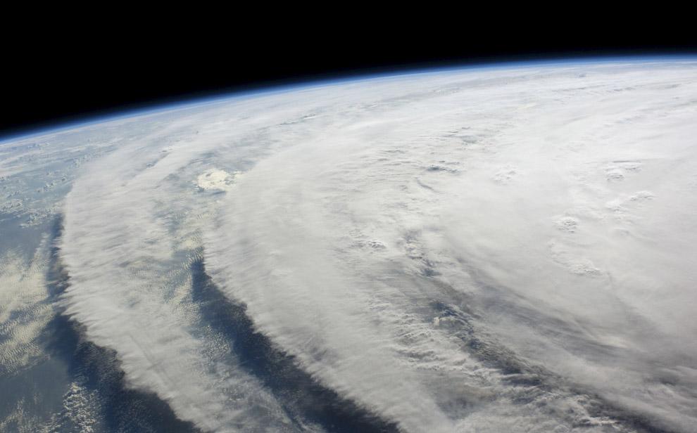 Un huracán desde el espacio