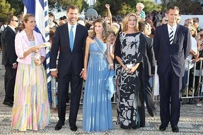 La Reina y Las Infantas, en la boda de Pablo de Grecia. Analizamos sus estilismos