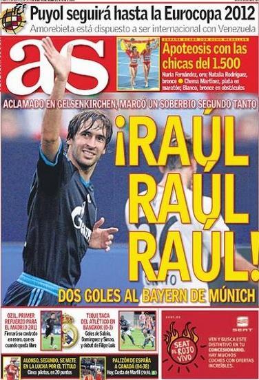 Raúl sigue siendo el 'Ferrari'. Imparable '7'.