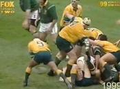 Rugby añejo: juego tres cuartos australia (1999-2001)
