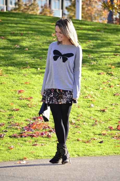 Outfit Low Cost: Black Butterfly