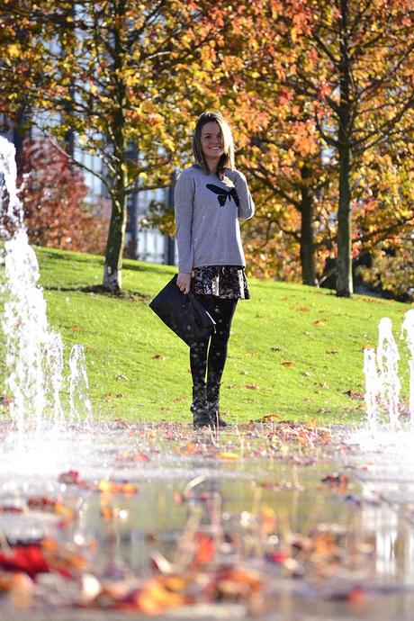 Outfit Low Cost: Black Butterfly