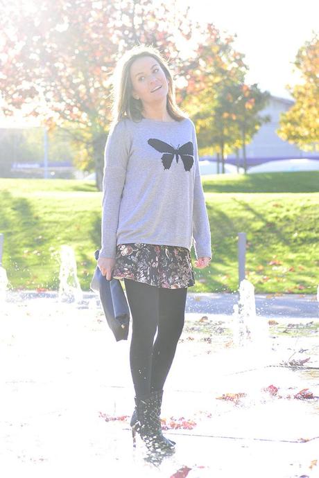 Outfit Low Cost: Black Butterfly