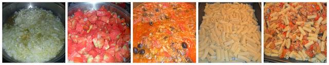 MACARRONES RALLADOS CON SARDINAS Y ATÚN