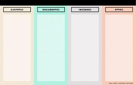 Freebie: Organizadores de fondo de pantalla