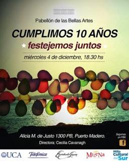 El Pabellón de las Bellas Artes festeja sus 10 años.