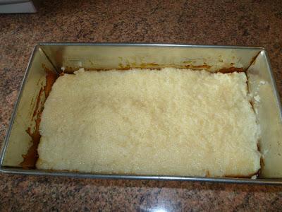 Pudín de polenta con coco y pasas