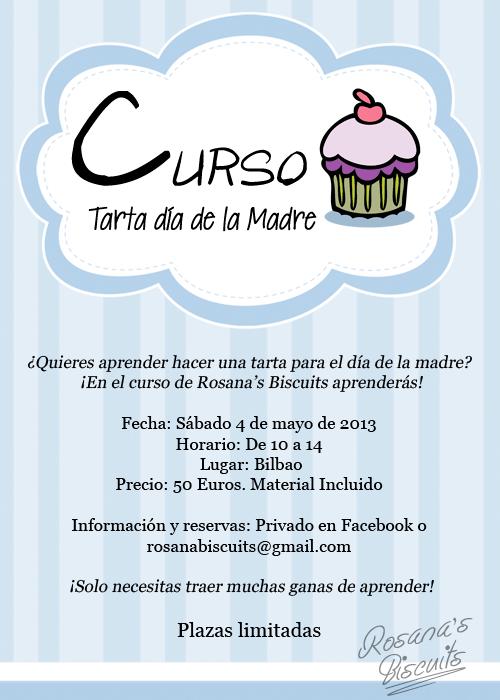 CURSO: Tarta día de la Madre en Bilbao
