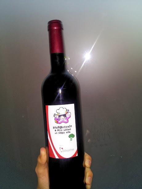 Guiso de albóndigas con patatas y alcachofas acompañado de vino Valdepeñas #Diadelvino en twitter