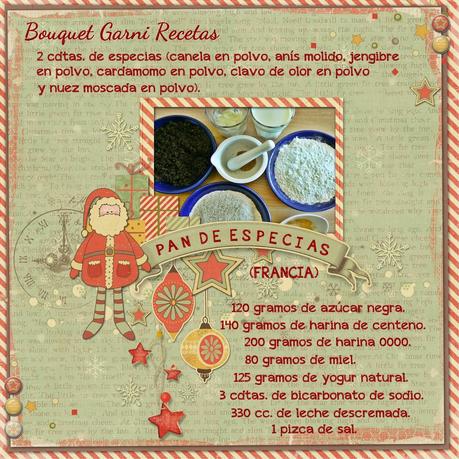 Receta de Navidad. Pan de especias - Pain d' Épices (Francia) Receta de Navidad. Pan de especias - Pain d' Épices (Francia)