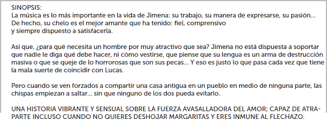 Jimena No deshoja margaritas de Olga Salar, Enero 2014