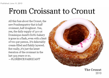 ¡Un cronut, por favor!☝