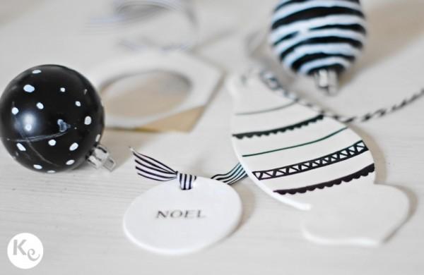 DIY. Clay christmas ornaments