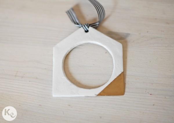 DIY. Clay christmas ornaments