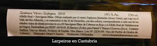 Vino Blanco Zerberos Viento Zephyros 2010: Pedazo vino Vino Blanco Zerberos Viento Zephyros 2010: Pedazo vino