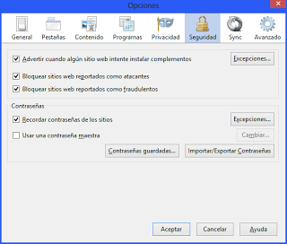 Firefox Seguridad