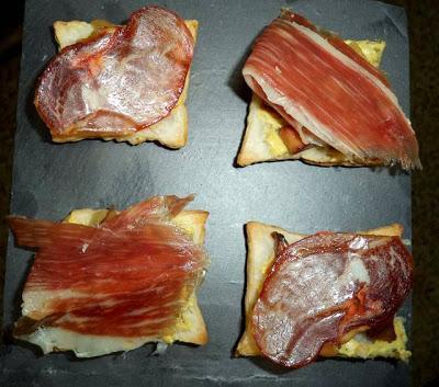 Hojaldre de Setas e Ibéricos Hojaldre de Setas e Ibéricos
