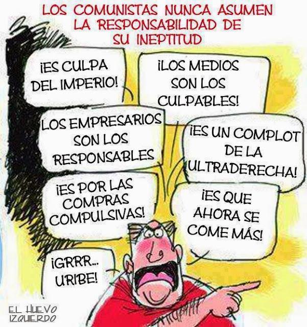 los Comunistas Nunca Asumen la Responsabilidad de su Ineptitud