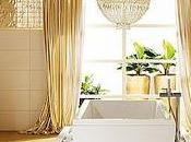 Lindos baños color dorado