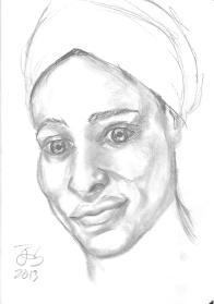 Boceto desde la libreta de esperar al teléfono / Phone doodle nº 7