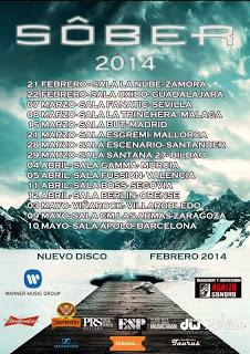Sôber anuncian nuevo disco y gira para febrero de 2014