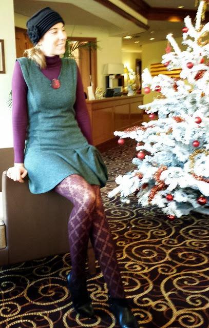 Gris + violeta burgundy