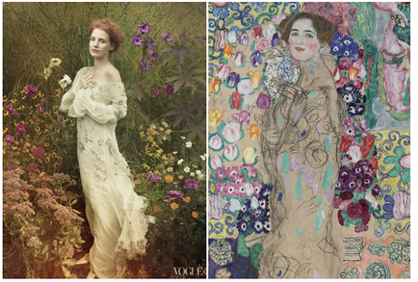 Art meets fashion thanks to Vogue