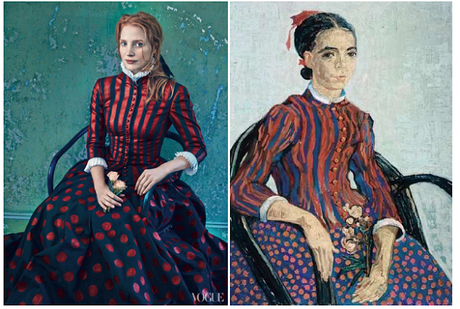 Art meets fashion thanks to Vogue