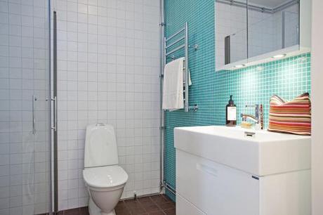 Luminoso ático semi diáfano con terraza suelo de madera de bambú muebles de diseño nórdicos Luminoso ático semi diáfano con terraza estilo decoración nórdico escandinavo distribución diáfana piso terraza decoración sencilla y práctica decoración piso piloto nórdico sueco blog interiores nórdicos escandinavos blog decoración nórdica