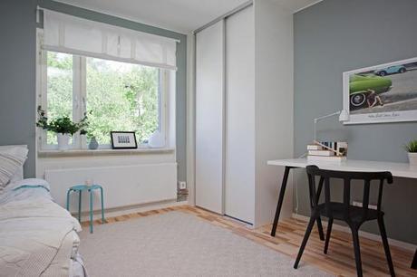 Luminoso ático semi diáfano con terraza suelo de madera de bambú muebles de diseño nórdicos Luminoso ático semi diáfano con terraza estilo decoración nórdico escandinavo distribución diáfana piso terraza decoración sencilla y práctica decoración piso piloto nórdico sueco blog interiores nórdicos escandinavos blog decoración nórdica