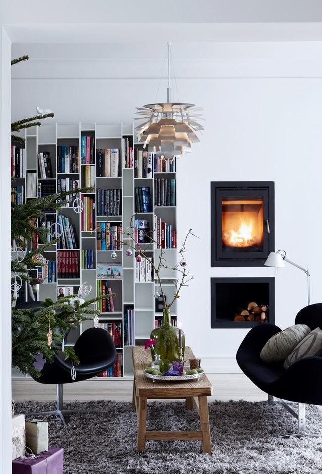 Una navidad sueca vestida de lilas y morados!