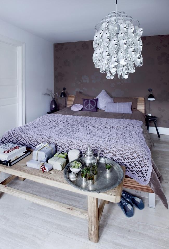 Una navidad sueca vestida de lilas y morados!