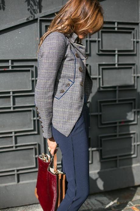 OUTFITS, gaimo, botines burdeos, mercules, mercedes gallego, vinatge, anillos vintage circo jewellry, blazer british, Hoss Intropia, UTERQUE, claudie pierlot, cristina blanco, guia de estilo blog, guiadeestilo 