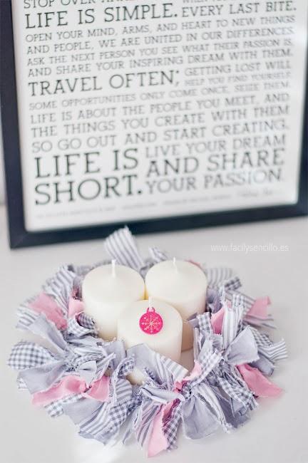 DIY..UN DELICADO CENTRO DE NAVIDAD