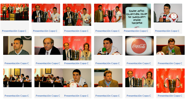 Presentación de la Copa Coca-Cola en Galicia