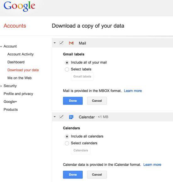 google-takeout-gmail-calendarios