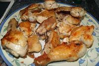Pollo en Pepitoria con Fideos Chinos
