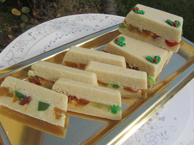 Turrón de fruta escarchada