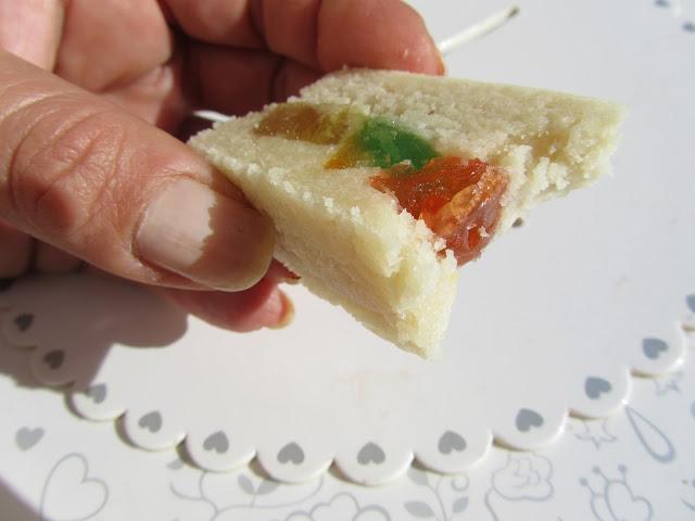 Turrón de fruta escarchada