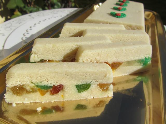 Turrón de fruta escarchada