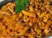 Macarrones carne olla