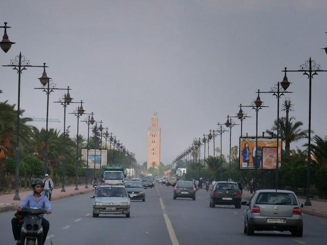 Atardecer lleno de magia en Marrakech