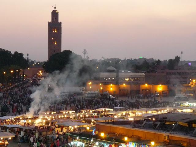 Atardecer lleno de magia en Marrakech