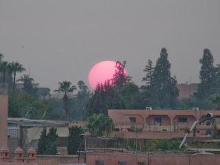 Atardecer lleno de magia en Marrakech