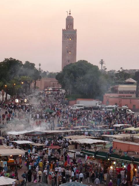 Atardecer lleno de magia en Marrakech