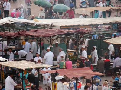 Atardecer lleno de magia en Marrakech